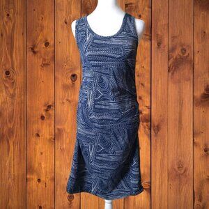 Liz Lange Maternity Women's Medium Scoop Neck Sleeveless Geometric Print Dress